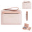BAELLERRY N8335 Stylish Women Short Wallet PU Leather Zipper Pocket Coin Purse with Separate Card Holder - Pink - 1
