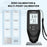 HW400 Automobile Thickness Gauge Car Paint Tester Thickness Coating Measuring Tool - Black - 5