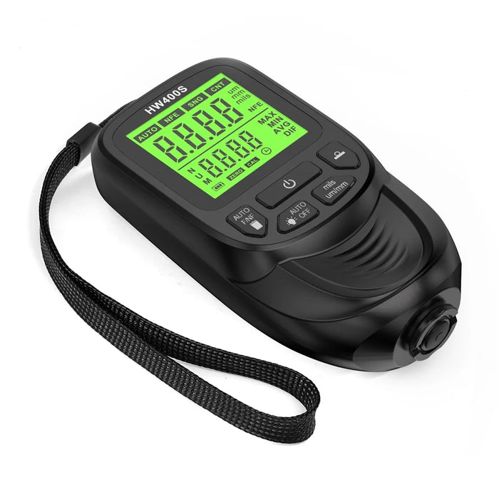HW400S High Precision Car Paint Tester Automobile Thickness Gauge Thickness Coating Measuring Tool - Black - 3