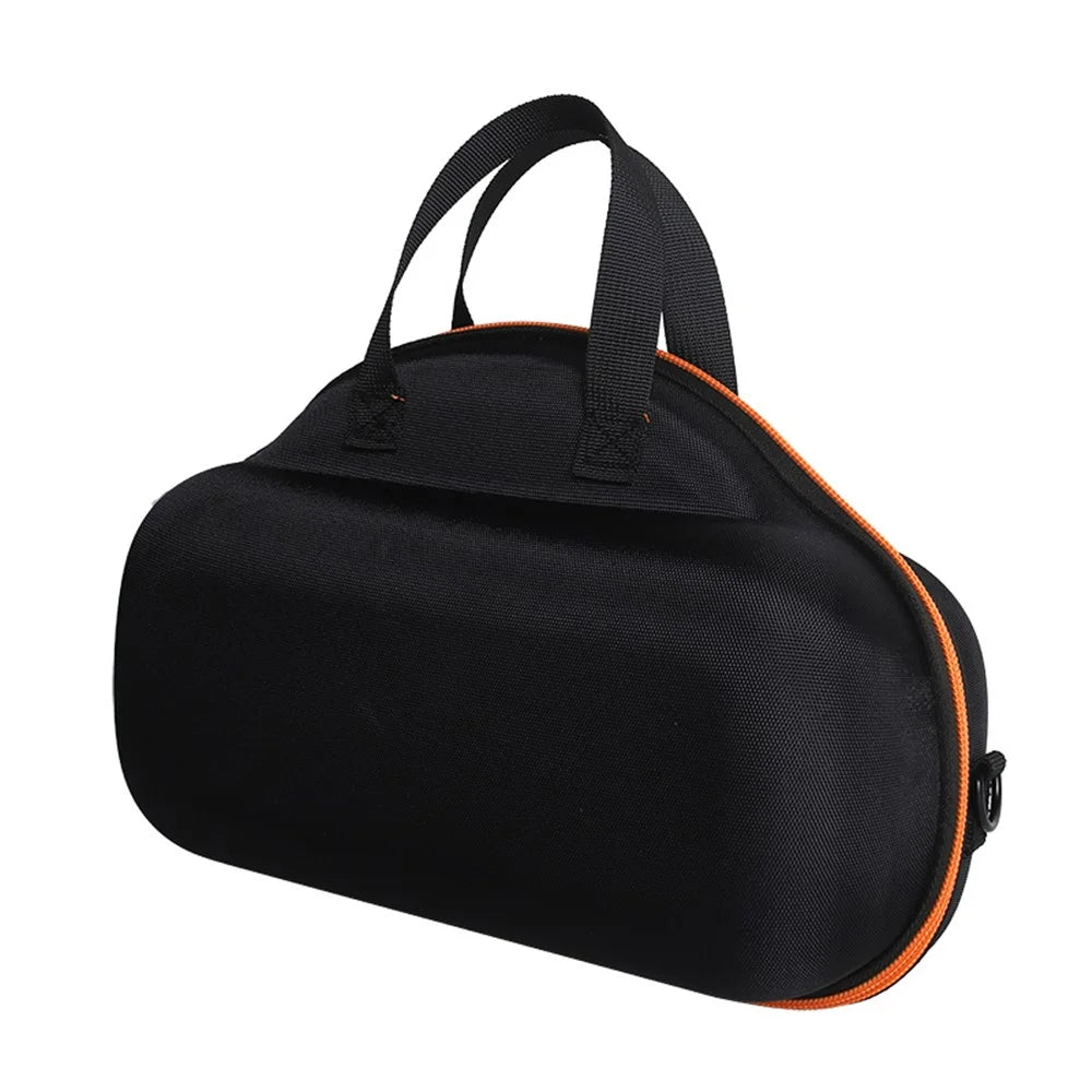 For Bose Soundlink Max Oxford Cloth+ EVA Storage Case Bluetooth-compatible Speaker Carrying Bag with Shoulder Strap - Black  /  Orange - 2