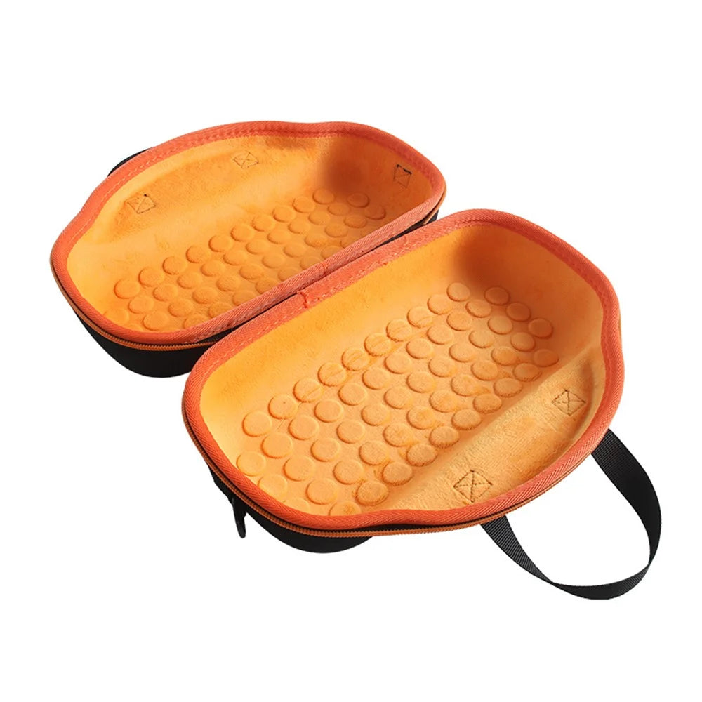 For Bose Soundlink Max Oxford Cloth+ EVA Storage Case Bluetooth-compatible Speaker Carrying Bag with Shoulder Strap - Black  /  Orange - 5