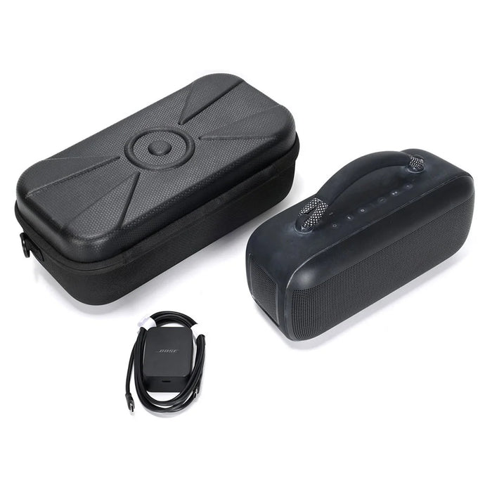 For Bose Soundlink Max Storage Bag Hard EVA Bluetooth-compatible Speaker Carrying Case with Shoulder Strap - 6