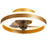 40cm 220V 6-Speed Nordic Ceiling Fan Light with Remote Control for Living Room / Bedroom / Dining Room - Gold - 1