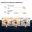 40cm 220V 6-Speed Nordic Ceiling Fan Light with Remote Control for Living Room / Bedroom / Dining Room - Gold - 7