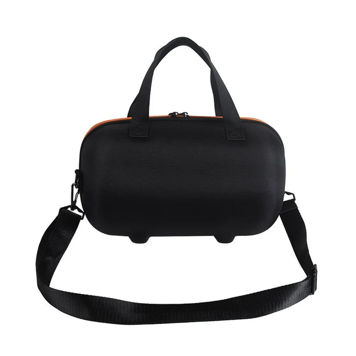 For Harman Kardon Allure Essential Carrying Case Bluetooth-compatible Speaker Storage Bag with Shoulder Strap - Black  /  Orange - 2