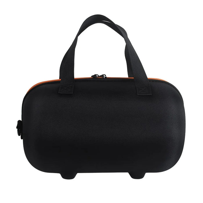 For Harman Kardon Allure Essential Carrying Case Bluetooth-compatible Speaker Storage Bag with Shoulder Strap - Black  /  Orange - 4
