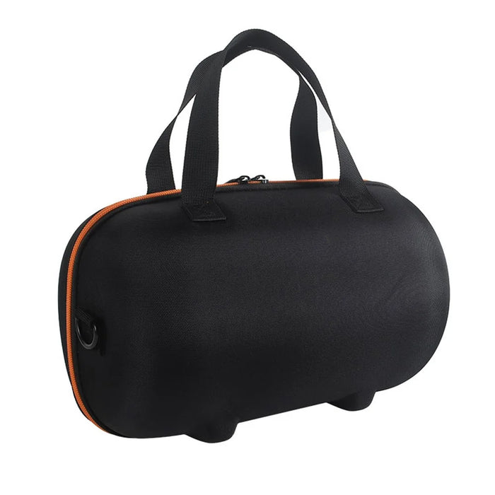 For Harman Kardon Allure Essential Carrying Case Bluetooth-compatible Speaker Storage Bag with Shoulder Strap - Black  /  Orange - 5