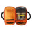 For Harman Kardon Allure Essential Carrying Case Bluetooth-compatible Speaker Storage Bag with Shoulder Strap - Black  /  Orange - 6