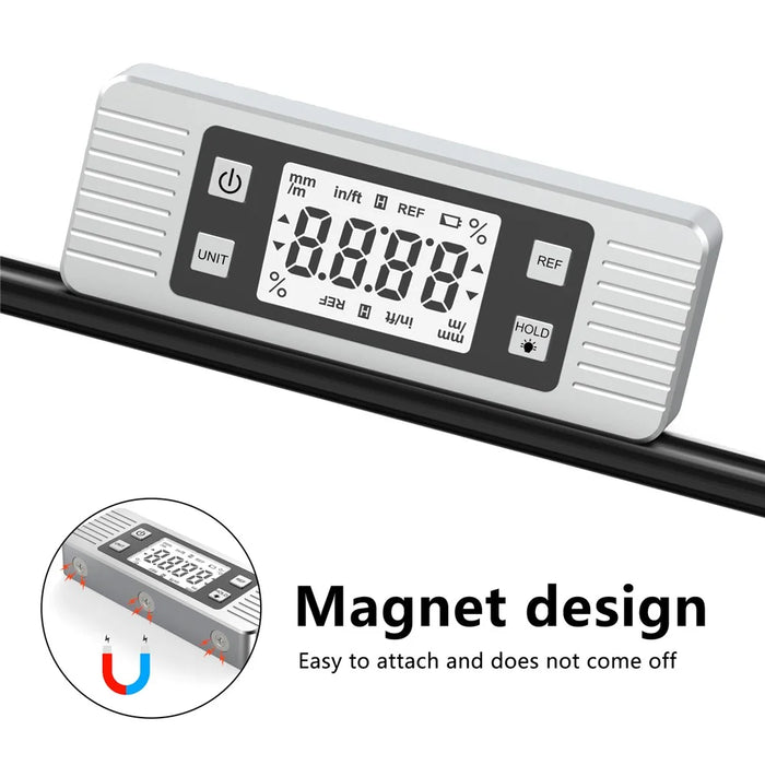 JD11 Digital Level Box Angle Finder Magnetic Bevel Gauge Carpentry Car Repairing Inclinometer - 2