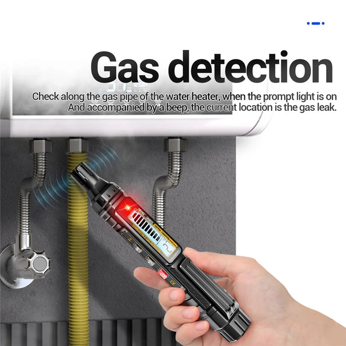 ANENG GN805 LCD Screen Combustible Gas Detector Sound Light Alarm Gas Leakage Tester - 5