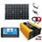 Power Inverter 18W Solar Panel 30A LCD Display Solar Controller 300W Car RV Power Converter - Yellow / 12V to 220V - 1