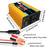 Power Inverter 18W Solar Panel 30A LCD Display Solar Controller 300W Car RV Power Converter - Yellow / 12V to 220V - 7