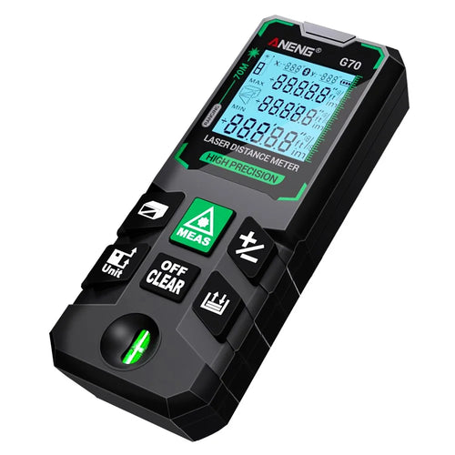 ANENG G70 Portable Handheld Laser Rangefinder 70m Measuremen Range Green Beam Laser Distance Measure Tool - 1
