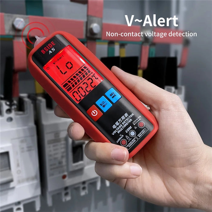 BSIDE A5 Smart Digital Multimeter Profesional AC DC Current VFC NCV Live Wire Ohm Diode Voltage Detector Meter - 7