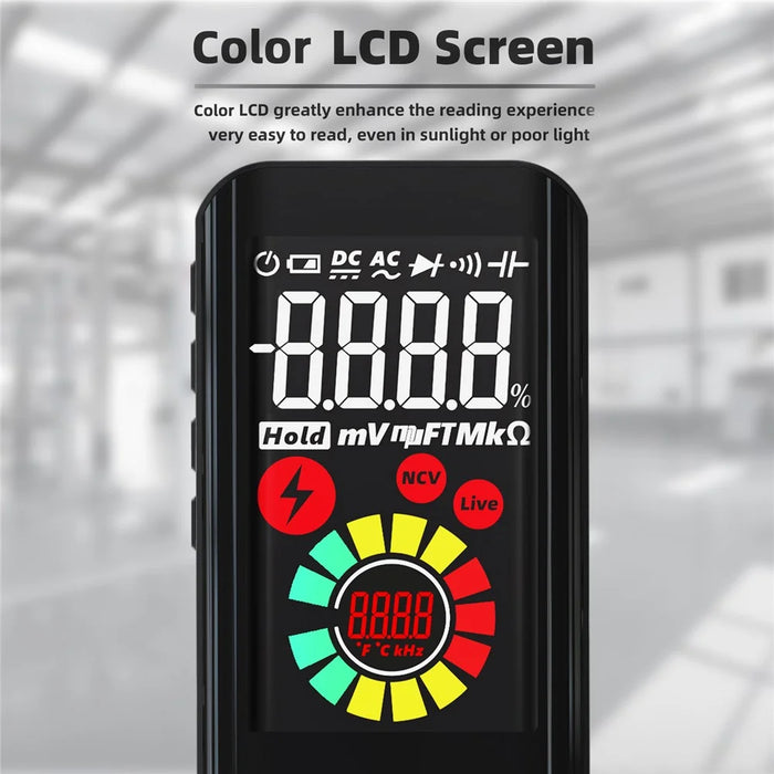 BSIDE A10 Digital Smart Multimeter NCV Voltmeter AC / DC Voltage Resistance Capacitance Measurer - 3