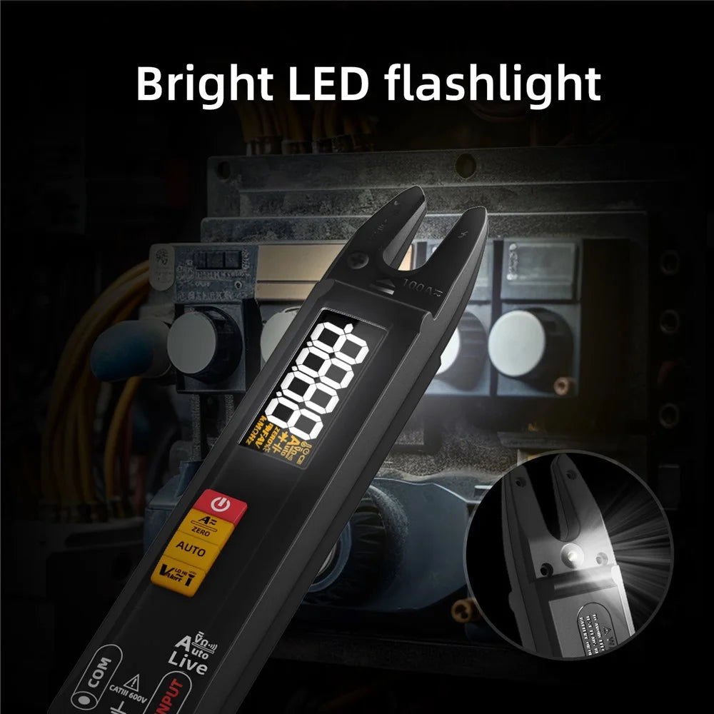 BSIDE U0 Digital Clamp Meter Fork DC AC Smart Ammeter T-RMS Current Auto Multimeter Voltage Ohm Electrical Tester - 5