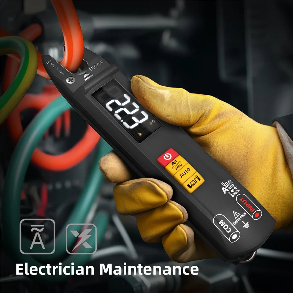 BSIDE U1 Digital Clamp Multimeter Auto Range DC AC Ammeter 6000 Counts High Precision Tester - 7