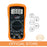 PEAKMETER PM8233B Pocket Size LCD Display Digital Multimeter AC / DC Voltage Tester with Backlit - 2