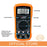 PEAKMETER PM8233B Pocket Size LCD Display Digital Multimeter AC / DC Voltage Tester with Backlit - 4