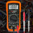 PEAKMETER PM8233B Pocket Size LCD Display Digital Multimeter AC / DC Voltage Tester with Backlit - 6