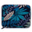 20 x 16cm USB Flash Drive Storage Pouch 20-Grid U-Disk Zipper Bag - Colorful Leaves / Blue Bottom - 2