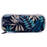 20 x 9cm USB Flash Drive Storage Pouch 10-Grid U-Disk Zipper Bag - Colorful Leaves / Blue Bottom - 2