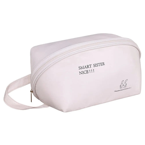1004 Travel Portable Underwear Storage Bag Dormitory Home Underwear Socks Bra Storage Bag - Beige / With Letters - 1
