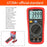 UNI-T UT39A+ Digital Multimeter Tester with LCD Backlight Manual Range AC DC Voltage Current Amp Transistor - 2