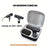 Storage Bag for Shure SM7B / MV7 / MV7X Microphone Nylon+EVA Hard Shell Carrying Case - 3