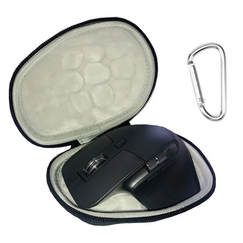 For Logitech MX Master 3S / 2S Wireless Mouse Storage Case PU+EVA Waterproof Carrying Bag - 1