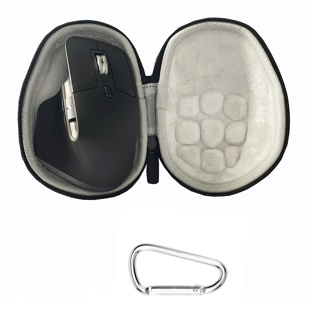 For Logitech MX Master 3S / 2S Wireless Mouse Storage Case PU+EVA Waterproof Carrying Bag - 4