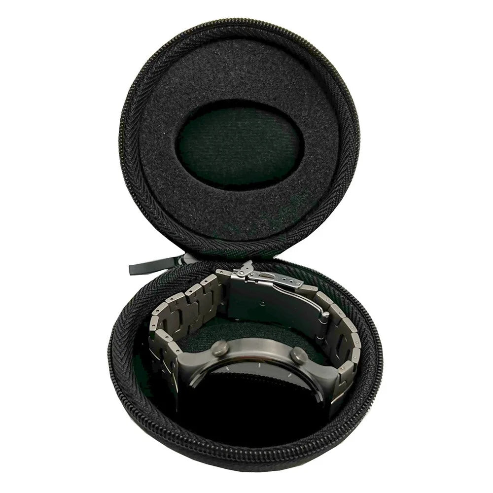 Nylon+EVA Watch Storage Bag Portable Travel Waterproof Shockproof Wrist Watch Carrying Case - 3