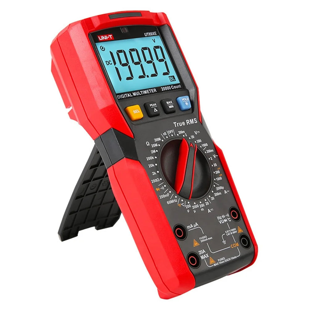 UNI-T UT89XE Digital Multimeter Professional Tester True RMS Manual Range DC AC Voltmeter Ammeter (No Battery) - 1