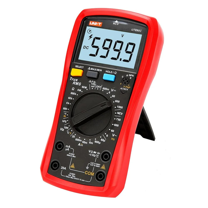 UNI-T UT890C Digital Multimeter 6000 Counts Frequency Temperature NCV Detector Voltmeter Ammeter (No Battery) - 2