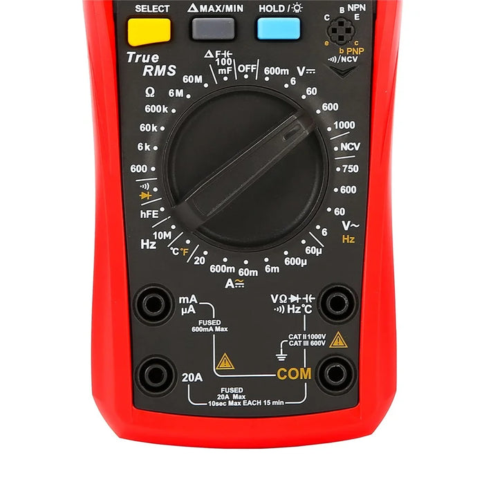 UNI-T UT890C Digital Multimeter 6000 Counts Frequency Temperature NCV Detector Voltmeter Ammeter (No Battery) - 5