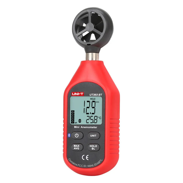 UNI-T UT363BT 0~30m / s Wind Speed Tester Digital Mini Anemometer Sensor with Backlight (No Battery) - 1