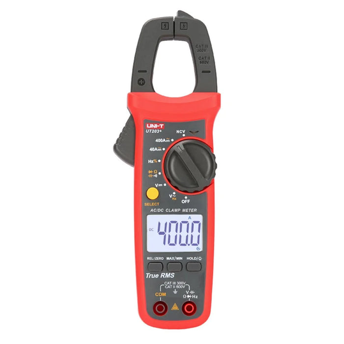 UNI-T UT203+ 400A AC DC Digital Clamp Meter Resistance Frequency Test Duty Cycle Measurement Tool (No Battery) - 5