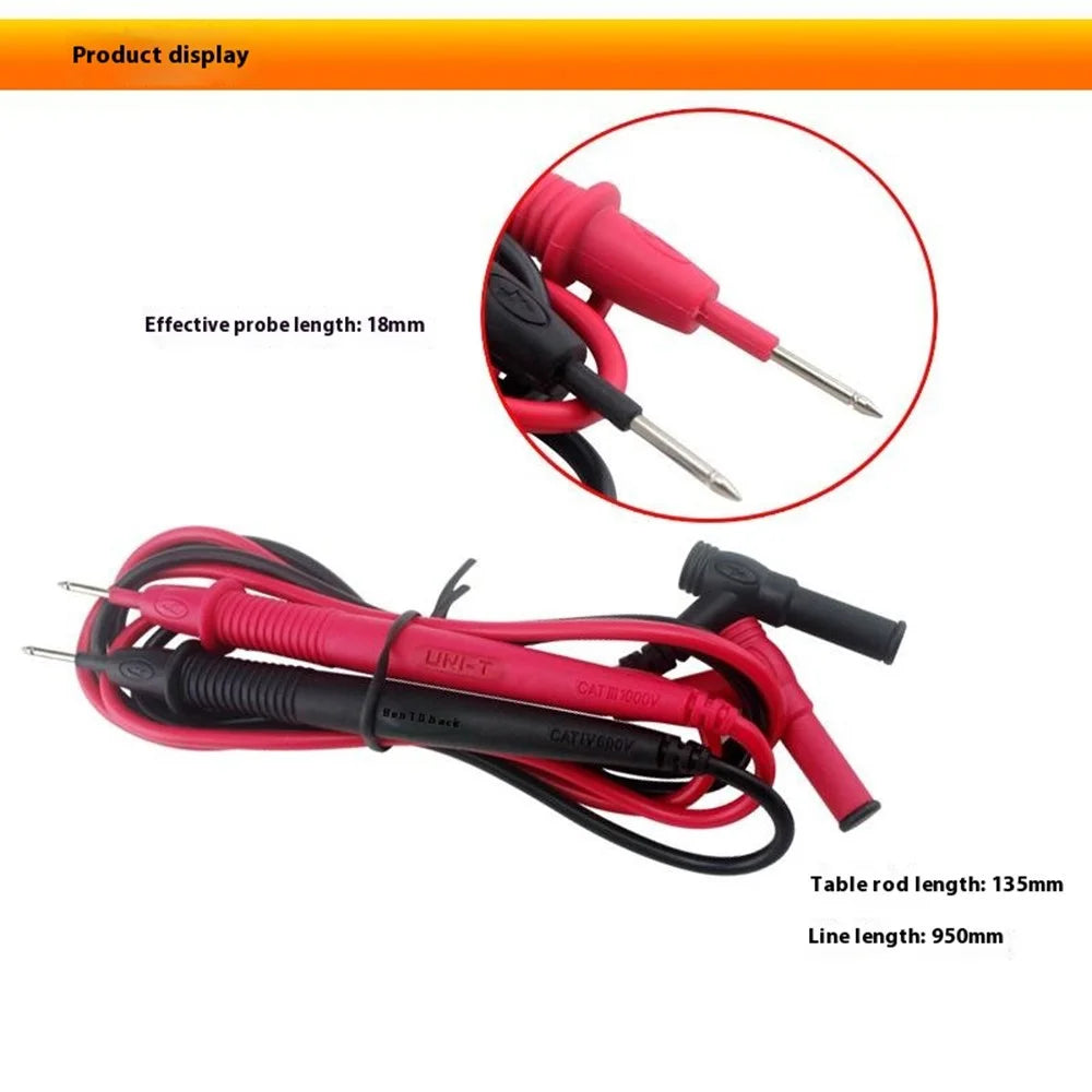 UNI-T UT-L21 1 Pair Universal Test Leads Probe 42-core Dual Insulated Multimeter Test Pen - 2