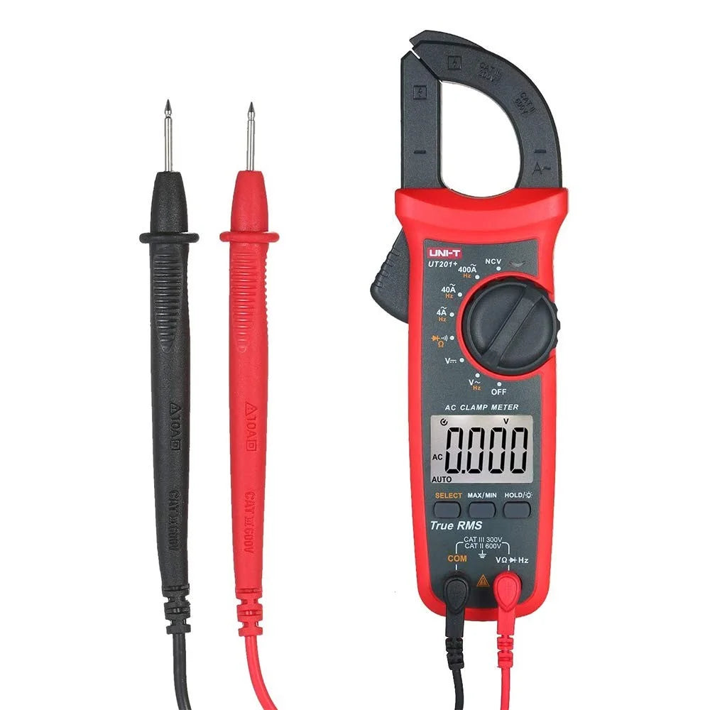 UNI-T UT201+ 4000 Count Digital Clamp Meter AC / DC Voltage Current Tester with NCV Function (No Battery) - 2