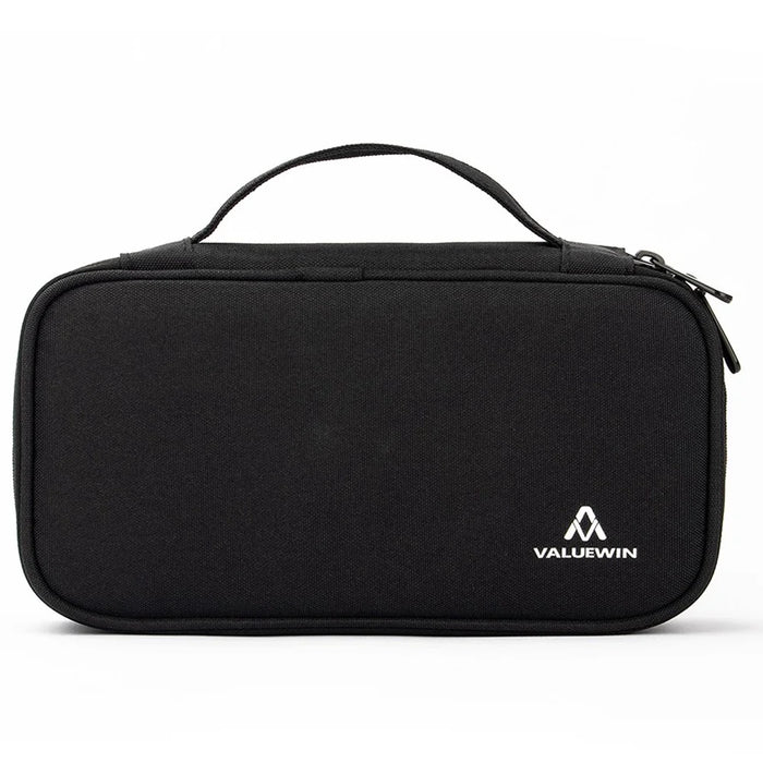 VALUEWIN MD089 Digital Accessories Pouch Data Cable Power Bank Storage Case Phone Mouse Carrying Bag, Size: S - Black - 1
