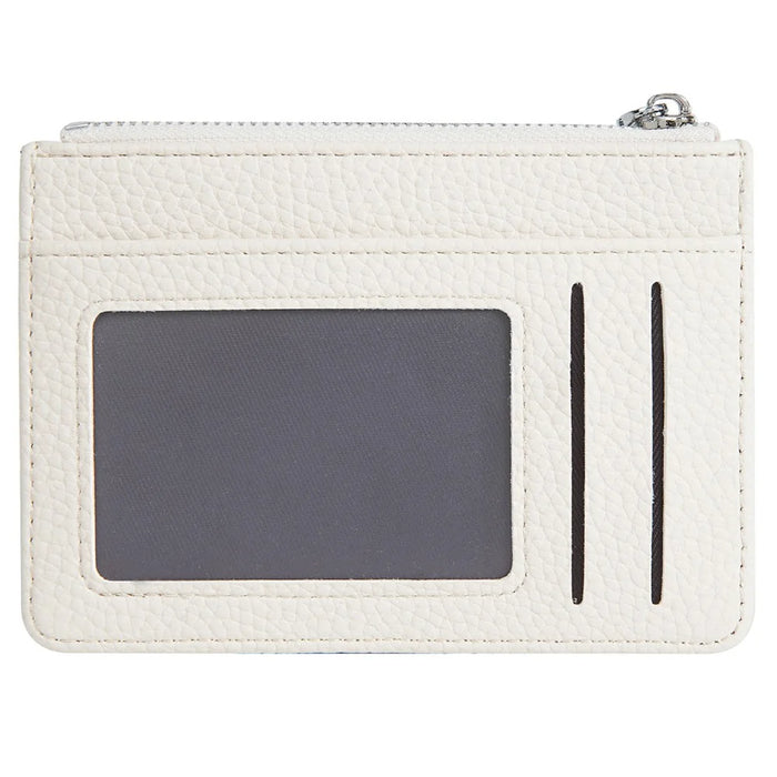 BAELLERRY N3080 Short Style Foldable Wallet Litchi Texture PU Zipper Coin Purse for Women - White - 6