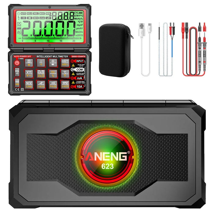 ANENG 623 Foldable Digital Multimeter Voltage Current Resistance Capacitor Tester - 1
