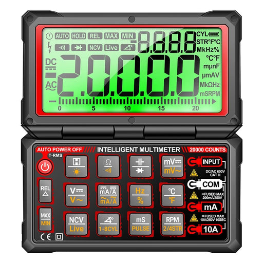 ANENG 623 Foldable Digital Multimeter Voltage Current Resistance Capacitor Tester - 2
