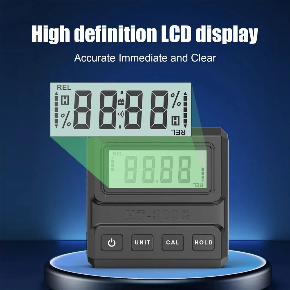 HT-300C Magnetic Digital Display Inclinometer Level Protractor Angle Gauge 90 Degree Ruler - 2