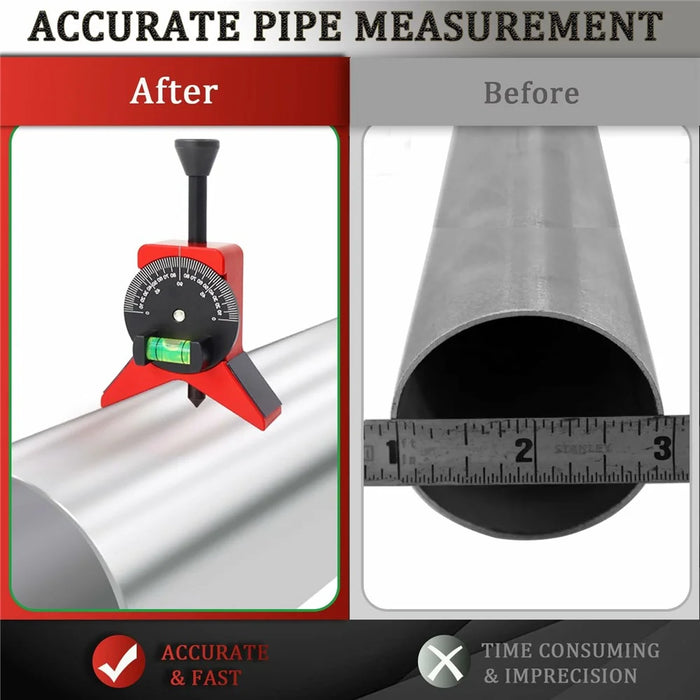 Pipe Center Marker - Pipe Center Locator with Magnet for Accurate Alignment - 4