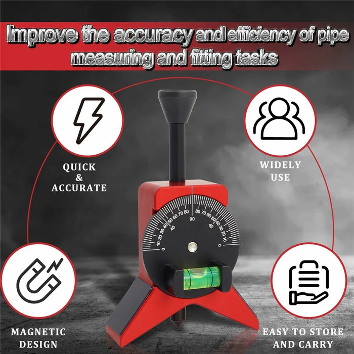 Pipe Center Marker - Pipe Center Locator with Magnet for Accurate Alignment - 5