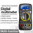 ANENG AN8204 Digital Multimeter AC / DC Voltage DC Current Resistance Diode Tester - Black - 2
