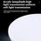 12W 25cm Round Ceiling Lamp Modern Ultra Thin LED Light for Bedroom Corridor Balcony - 6