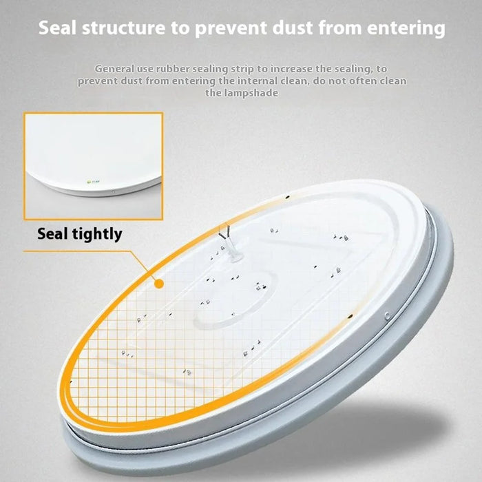 18W 32cm Round Ceiling Lamp Modern Ultra Thin LED Light for Bedroom Corridor Balcony - 4