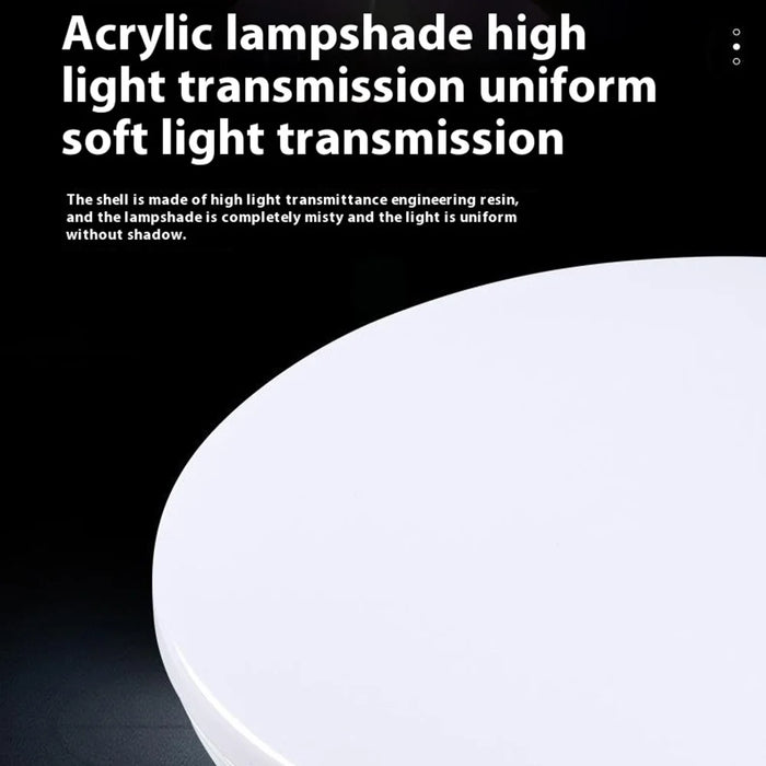 24W 38cm Round Ceiling Lamp Modern Ultra Thin LED Light for Bedroom Corridor Balcony - 6
